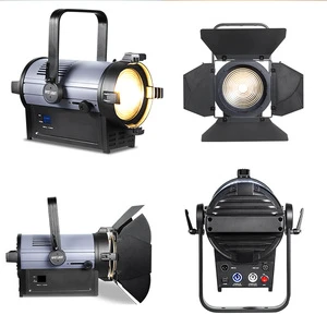 Bi-Color 450W Fresnel LED Spotlight 2700K-6500K High CRI96+ DMX Control Stage Lights