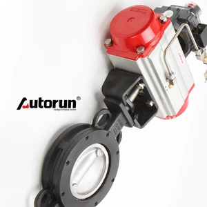 PT Stainless Steel Pneumatic High Performance Butterfly Valve