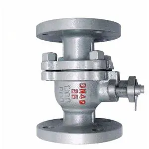 Cast Steel Flanged Floating Ball Valve Q41F-16C Manual Lever Operated Carbon Steel PN16 For Oil Gas Pipeline