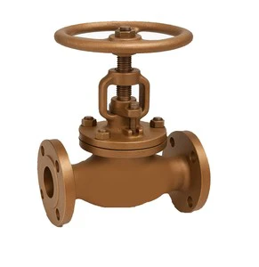 Long Life Bronze Globe Valve DN40 PN16 Flanged for Marine and Chemical Industry