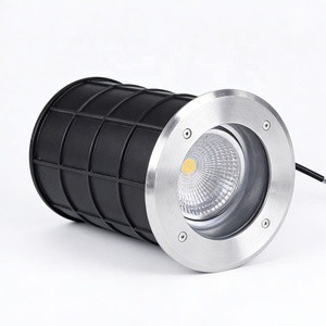 Adjustable Angle In-ground Light COB with Park Engineering Outdoor Lighting Stainless Steel LED In-ground Light