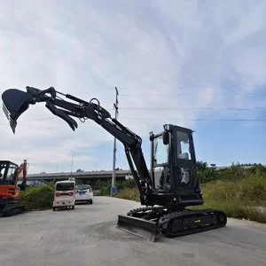 Free Shipping 1 Ton 2 Ton Mini Excavator Diesel Engine Eaton Hydraulic Motor Pump Fully Hydraulic System High-Efficiency Digging