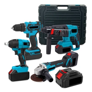 Cross-Border Brushless High-Power Multi-Function 5-Piece Tool Set Portable Lithium Battery Multi-Combination Electric Tool Set