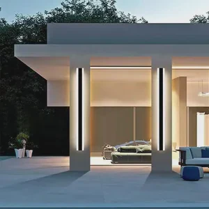 Hot Selling Outdoor Long Strip Wall Lamp Ip65 Outdoor Waterproof Garden Led Wall Lamp