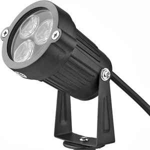Garden Light Outdoor LED Lawn Lamp 60mm 7-color Die-cast Aluminum 220V Landscape Spike Light Waterproof IP65 Pathway 60 Beam