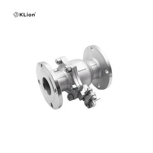 KLION RTS DN200 Manual Acid Ball Valve Carbon Stainless Steel PTFE Lining Flanged Connection
