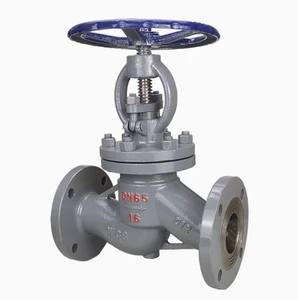J41H-16C Manual Globe Valve WCB Body Flange Connection DN10-DN300 PN16 SHJD Brand Carbon Steel Bonnet Disc 2-Year Globe Valve