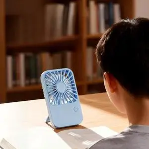 With A Built-in Base For Support, Multiple Color Options, Compact And Lightweight, Three-speed Adjustable Fan For Use.