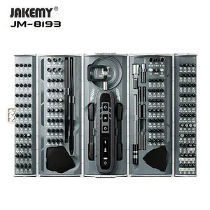 JM-8193 Electric Screwdriver Set, 180-In-1 Cordless Screwdriver 3 Torque Settings Electric Mini Precision Screwdriver Toolkit