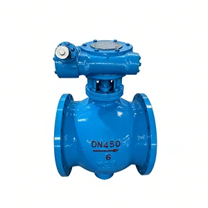 Flanged Eccentric Butterfly Valve Manual Flanged Angle Type Water Supply Large-diameter DN50-DN1200 Cast Iron
