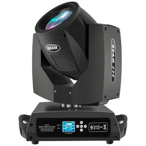 230W High Brightness RGBW LED Rotating Spotlight DMX512 Moving Head Pattern Beam Light for Theater Stage Theme Park Lighting