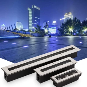Outdoor Waterproof Garden Terrace Walkway Driveway Landscape Lighting Floor Stainless Steel LED Embedded Ground Light