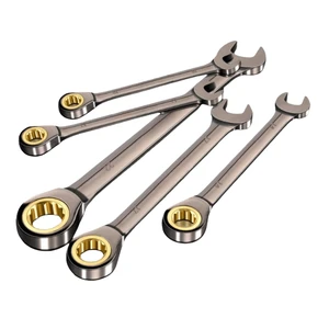 High-quality 6 - 32mm Metric Measuring Chrome Vanadium Steel Combination Wrench Spanner Mechanics Repairing Tool Set