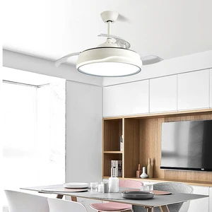 Multifunctional Light with Cool Wind Quiet 18W 220V Bladeless LED Ceiling Fan Light