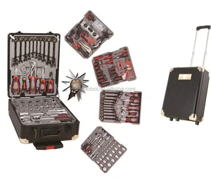 Top Quality Customized 186pcs Carbon Steel Kraft Auto Repairing Tools Set Piezas Juego De Herramientas