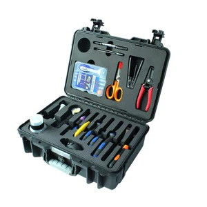 LINKSHIRE 18-in-1 Fiber Optic Toolkits Professional Quality Hand Tools 18 Pieces Optical Fiber Equipment Termination Toolkit