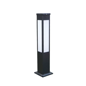 Outdoor Waterproof Garden Solar Lights Pathway Decorative Bollard Light Square Lawn Lamp Spike Park Road Landscape Lighting