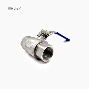 KLION RTS DIN German Standard Heavy Duty High Pressure PN16 PN25 PN40 PN63 Stainless Steel Threaded 2 PCS Ball Valve Water Lock