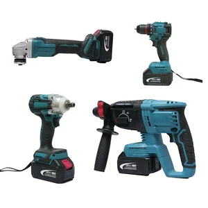 Durable Power Tools Set With Impact Wrench Angle Grinder Electric Hammer Cordless Drill Power Tool Set For Heavy-Duty Tasks