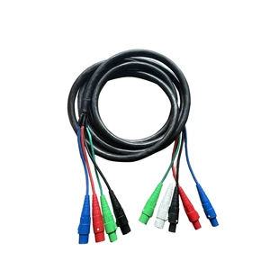 30 40 Meter Long 35M2 LED Spotlights Cable With Camlocks IP65 White and Warm White for Theme Park Use