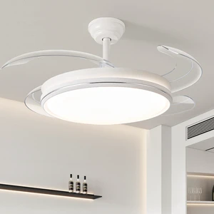 36 Inch Ceiling Mounted Air Cooling Fan Light 2025 New Home Decor Low Noise Remote Control Copper Ceiling Fan With Lighting