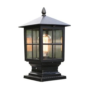 Modern Aluminum Pillar Lights Outdoor Villa Lawn LED Landscape Post Lamps LED Column Lights
