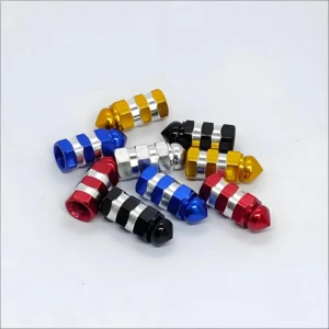 Hexagonal Dual-Groove Aluminum Alloy Valve Cap Universal Anti-Leak Valve Cover
