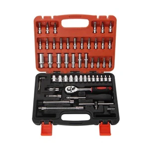 Probon Factory Direct Sales 52 Pieces One Piece Auto Repair Wrench Combination Set With Carrying case