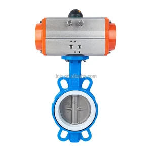 Pneumatic SS304/SS316 Stainless Steel Butterfly Valve For Water OEM Available At Factory Low Temperature Applications