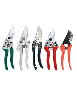 High Grade Sk5 Alloy Steel Bypass Pruner Shears Popular Pe Rubber Handle Garden Branch Cutting Shear with Telescopic Feature