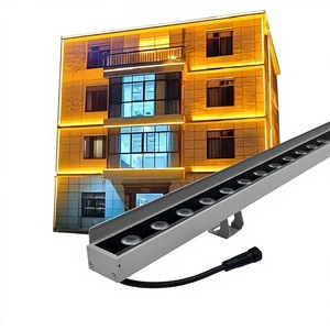 LED IP65 Waterproof Aluminum Wall Washer Light 24V Ra80 2200K-6000K for Outdoor Wedding Party Sign Facade Bridge Lighting