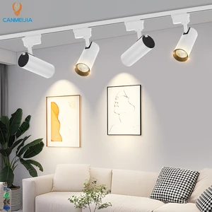 20W Modern Remote-control Adjustable Track Lights Rail Lighting System COB Led Spotlight/Commercial Track Light/Spot Lights