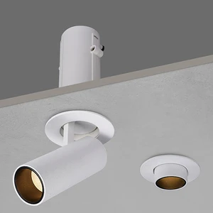 Commercial 5W Modern LED Spotlights 360 Angle Adjustable Recessed Mounted Downlight Stretchable Rotatable Spotlight