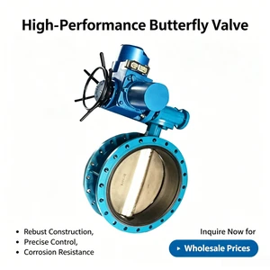 Turbine Titanium Alloy Flange Butterfly Valve with Electric Actuator for High Temperature Base and Oil Pipelines