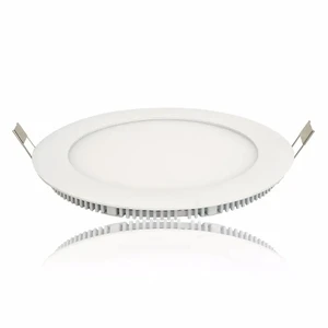 Factory Wholesale No Flicker Recessed 100-270V 3W/6W/9W/12W/15W/18w/24W LED Square/Round Ultra Slim Panel Light