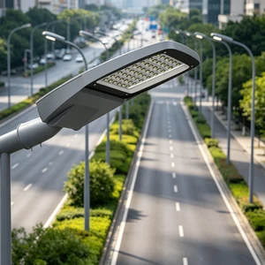 Durable Outdoor LED Street Light Waterproof with Pole All in One Solar Street Light for City Road Lighting