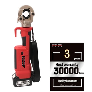 SHIDA 300 Electric Hydraulic Stainless Steel Crimping Tools 60kN 18V for PEX & Multilayer Copper Pipes HVAC Applications