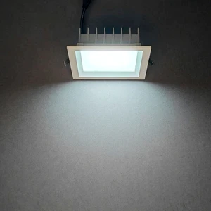 6 Inch 150mm Square Embedded Zigbee CCT 9W 15W 45W LED Panel Downlight For Hotels Libraries Museums Corridors Passages
