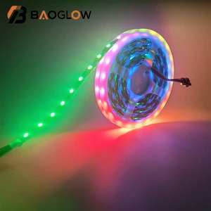 China Factory Custom Wholesale Outdoor Indoor 12V RGB Flexible Led Strip Light Color Change Smart Home Atmosphere Light