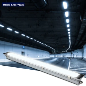 Industrial LED Tunnel Light IP67 Waterproof Tri-proof Motion Sensor Linear Lighting 20-60W 5-Year Warranty CRI 83 2100-7800LM