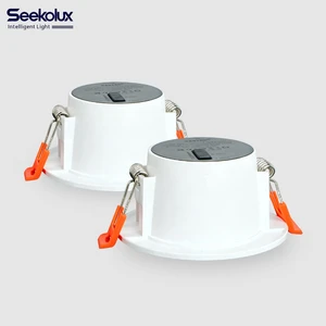 Hot Sell Modern Recessed LED Ceiling Downlight Night Stand Light COB Anti-Glare 6W Aluminum Remote Control 3CCT