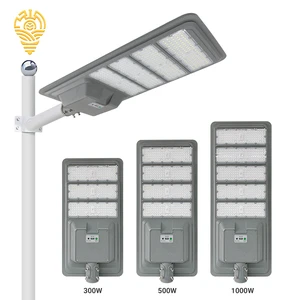 LED Solar Street Light IP65 Waterproof 300W 500W 1000W Integrated All In One Led Solar Outdoor Street Light