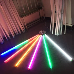 Plastic Suspension Tubo Red Colour IP65 Waterproof Outdoor Decoration Color Changing T8 Rgb Led Tube Light