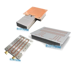 Custom High Power IGBT Liquid Cooling Heat Sink Block Waterblock Heatsink Cooler Aluminum Water Cooled Cold Plate for Transistor