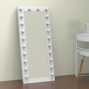 2023 Hot Sales Dressing Mirror Full-length Led Bulbs Floor Makeup Vanity Bathroom