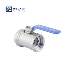 WZ Whosale CF8 CF8M Stainless Steel 201 304 316 1PC 2PC 1000WOG Threaded BALL VALVE BSPT NPT BSPP DN25