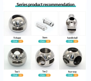 High Quality DN25 Stainless Steel 316L Floating Straight Through Valve Ball