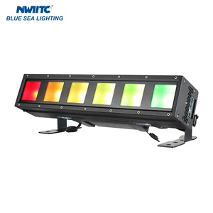 IP65 Waterproof 6pcs 50W RGBW 4in1 Led Wall Washer Lights for Outdoor Wedding Dj ThemePark Concert Festival Hotel Party Building
