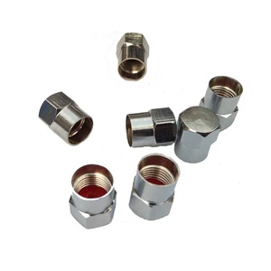 Brass Car Tire Valve Caps 8V1 Wheel Tire Valves Stem Cap