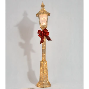 Beautiful Outdoor 60In 70L LED Lamp Post Motif Light For Christmas Decorative Lighting